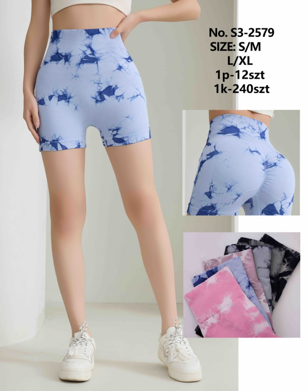 Leginsy damskie Roz S/M-L/XL , Mix Kolor Paczka 12 szt